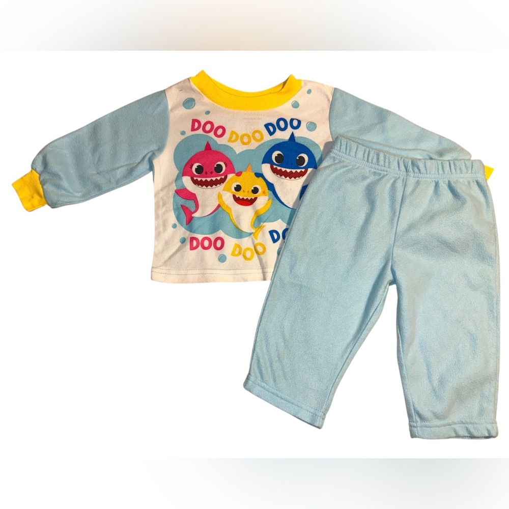 Boys baby shark pajama set